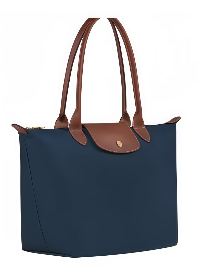 لونج شامب حقيبة التخييم البحرية الكبيرة الأصلية للنساء L1899089P68. - Image 3